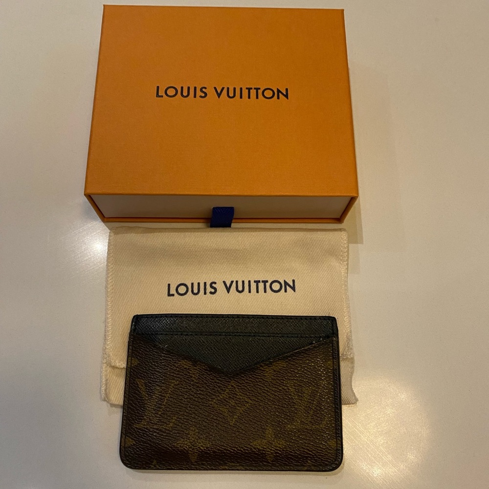 Louis Vuitton Neo Card Holder Vuittonite Monogram Macassar